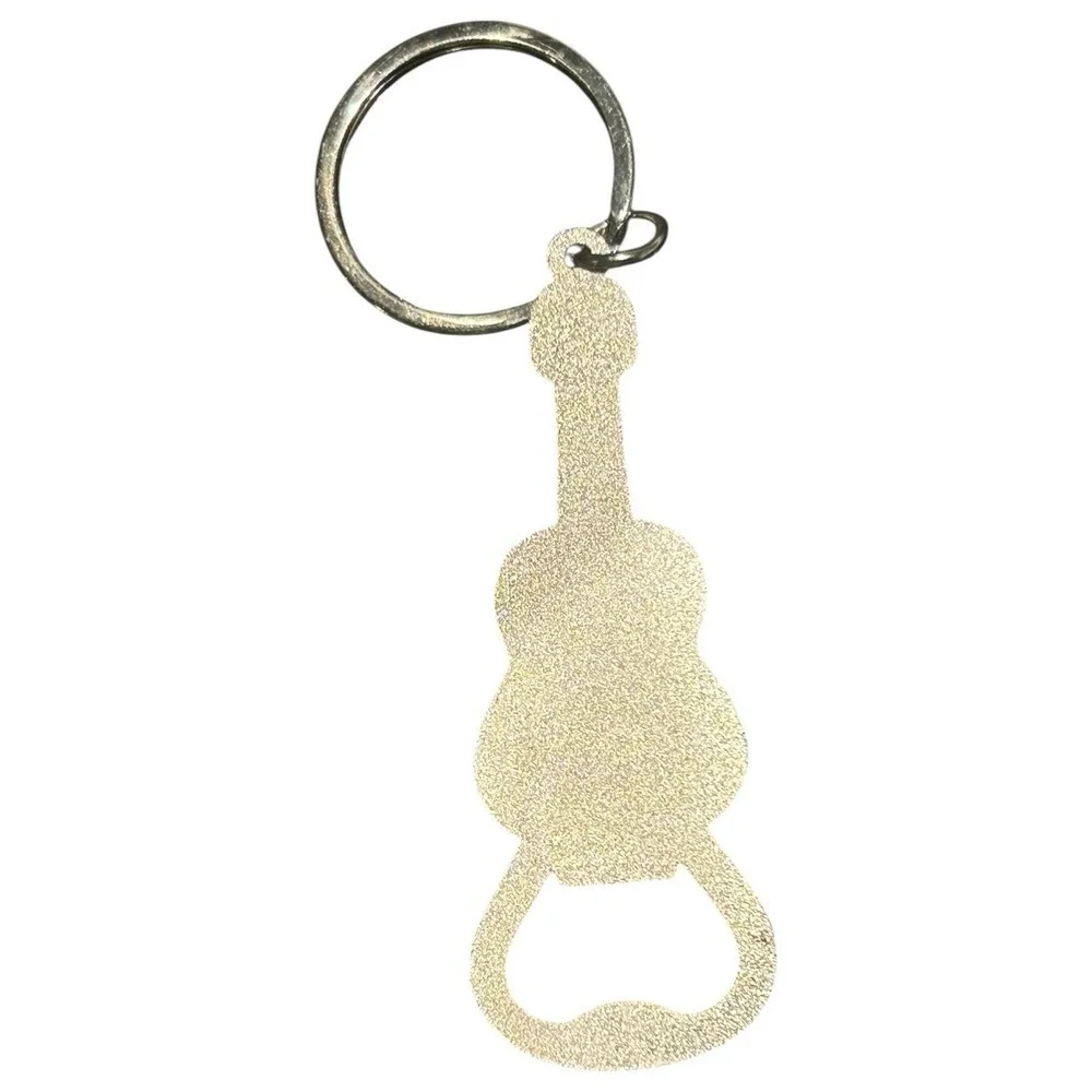 Las Vegas guitar key chain bottle opener pink plus multicolored NEW
